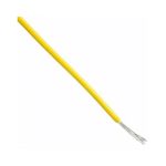 CÂBLE FIL UNIPOLAIRE UL STYLE 1213 AWG 28 TEFLON PTFE 600V JAUNE