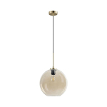 DYBERG LARSEN LOOP SUSPENSION 30 CM AMBRE/LAITON