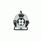ENROULEUR ÉLECTRIQUE 25M H07RN-F 3G 2,5MM2 FLASQUE ACIER - HANGER - 600009