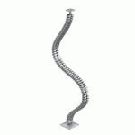 GOULOTTE PASSE-CÂBLES FLEXIBLE À CHAÎNE SLIM STEELFORCE - POUR BUREAU - ARGENT HETTICH