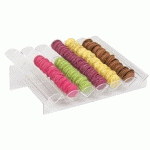 MATFER - PRÉSENTOIR PORTE MACARONS 7 RANGS TRANSPARENT - 610560