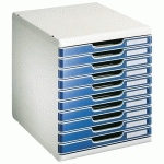 MODULE DE CLASSEMENT EXACOMPTA MODULO 10 TIROIRS BLEUS