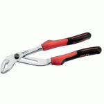 PINCE MULTIPRISE CHROMÉE ET POLIE À BRANCHES SUPERPOSÉES AVEC CLIP INOX SAM OUTILLAGE