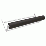 PORTE-ROULEAU - INOX SATINÉ - POUR BARRE DE CRÉDENCE LUMINEUSE AURA COSMA