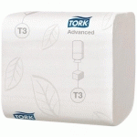 RECHARGE DE PAPIER BLANC POUR DISTRIBUTEUR DE PAPIER TOILETTE TORK