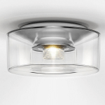 SERIEN LIGHTING SERIEN.LIGHTING CURLING M PLAFOND 2.700K VERRE CLAIR