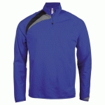 SWEAT 1/2 ZIP TRAINING ROYAL