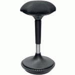 TABOURET, HAUTEUR RÉGLABLE, NOIR