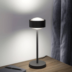 TOP LIGHT PUK! 120 EYE TABLE LED, MATES, NOIR MAT