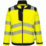 VESTE HAUTE-VISIBILITÉ PW3 CLASSE 3 T500 NOIR/JAUNE L - PORTWEST