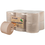 12 MINI BOBINES PAPIER TOILETTE LUCART ECONATURAL 2 ÉPAISSEURS