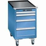 ARMOIRE BLEU CAP. 411X725X723 AVEC 4 TIR. 75KG _ 78.453.040 - LISTA