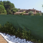 BRISE VUE DE 25 M - HDPE 300 G - COLORIS VERT - 2M JET7GARDEN