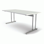 BUREAU - ARTLINE L 1800 X P 800 X H 680-820 MM BLANC