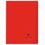 CAHIER CLAIREFONTAINE KOVER BOOK - RELIURE PIQUEE - COUVERTURE POLYPRO - 2 RABATS - 21 X 29,7 CM - 96 PAGES - SEYES