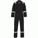 COMBINAISON ANTISTATIQUE LÉGÈRE 210G FR21 NOIR XXL - PORTWEST