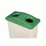 COUVERCLE SPÉCIAL VERRES POUR POUBELLES SLIM JIM® 60 ET 87 L - H 7 CM RUBBERMAID - MANUTAN COLLECTIVITÉS