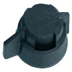 ECROU 1/4T BOUCHON NOIR