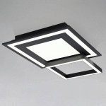 EGLO CONNECT SAVATARILA-C PLAFONNIER LED, NOIR