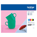 PACK DE 4 CARTOUCHES BROTHER LC227XL (NOIR + CYAN + MAGENTA + JAUNE) POUR IMPRIMANTES JET D