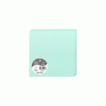 PAQUET DE 25 CARTES PLIÉES POLLEN 160X160MM 210G/M2 - VERT JADE