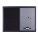 TABLEAU MEMO MIXTE MAGNÉTIQUE ET EFFAÇABLE ARGENT