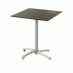 X CROSS TABLE DE BISTROT RIVERWASHED WOOD 70X70 CM - VEBA