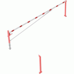 BARRIÈRE PIVOTANTE TRAVERSE À BÉTONNER SERRURE-5500 MM - SCHAKE