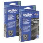 BROTHER LC1100 PACK 2 NOIRES