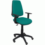 CHAISE ELCHE CP BRAS RÉGLABLE ROUE PARQUET - TURQUOISE