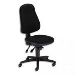 CHAISE SYNCHRONE OFFIX TISSU NOIR