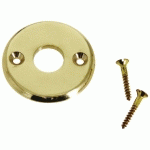 ENTRÉE LAITON POLI TROU BÉQUILLE DIAMÈTRE 45MM - DEVISMES - THIE588