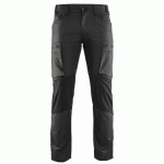 PANTALON DE TRAVAIL SERVICES STRETCH GRIS FONCÉ/NOIR TAILLE 48C - BLAKLADER