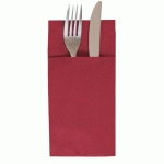 SERVIETTE CANGURITO 55 G/M² 33X40 CM AIRLAID BORDEAUX (VENDU PAR 900)