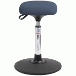 TABOURET SWAY TETRA - TISSU CURA - MEDIUM - BLEU - GLOBAL PROFESSIONAL SEATING