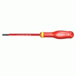 TOURNEVIS PROTWIST® ISOLÉ 1000V POUR VIS À FENTE 3,5X75MM LONGUEUR TOTALE 179MM - FACOM - AT3.5X75VE