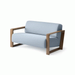 CANAPÉ NORDICO - 2 PLACES - GRIS BLEU