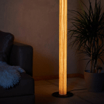 LEUCHTNATUR GRACIA SANS TIGE, NOYER, PIED NOIR