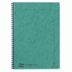 NOTEMAKER EUROPA CAHIER RELIURE INTÉGRALE A4 120 PAGES DÉTACHABLES LIGNÉ - VERT - LOT DE 10