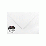 PAQUET DE 5 ENVELOPPES POLLEN 162X229MM 120G/M2 - BLANC - LOT DE 10