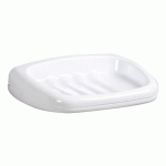 PORTE-SAVON POUR SANITAIRES SANIPLA ROSSIGNOL PLASTIQUE BLANC