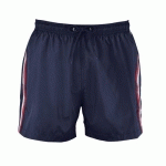 SHORT DE BAIN TRICOLORE PERSONNSALISABLE HOMME FRENCH MARINE