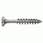 VIS BARDAGE - TÊTE FRAISÉE - FILETAGE PARTIEL - 4,5X40 MM - 200 PIÈCES SPAX