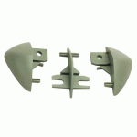 ACCESSOIRES POUR PATÈRES SUR LICE 77 ET 88-BLANC VACHETTE