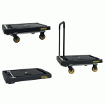 CHARIOT PLATEFORME DE TRANSPORT PLIANT 200KG STANLEY