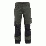 PANTALON DE TRAVAIL PAYSAGISTE FEMME VERT ARMÉE/NOIR TAILLE 44 - BLAKLADER