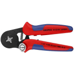 PINCE À SERTIR AUTO-AJUSTABLE POUR EMBOUTS DE CÂBLE SELON DIN 46228 PARTIE 1 + 4 -  J - KNI975304