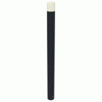 POTELET URBIN PMR TÊTE BOMBÉE MÉT HTR 1.20M Ø102MM GRIS 7016 - BUTON DESIGN