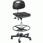 SIÈGE ATELIER CLASSIC - HAUT - ACIER - NOIR - GLOBAL PROFESSIONAL SEATING