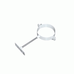 COLLIER MURAL GALVANISÉ BLANC 125 MM - UBBINK - 225762